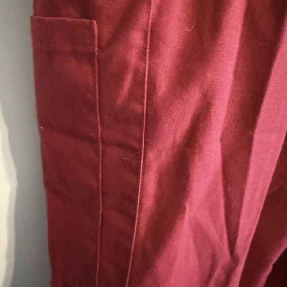 Barco Uniforms Women's Burgundy Cargo Pants - Picture 4 of 7